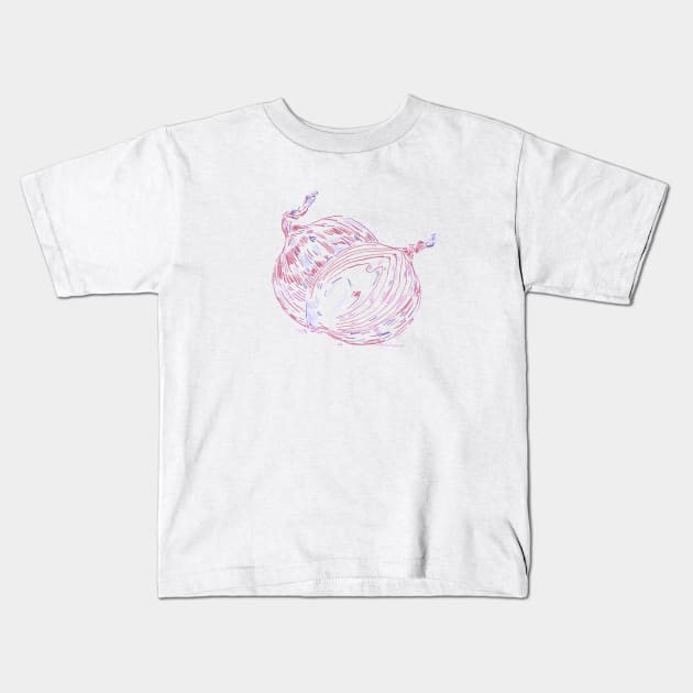 l'oignon Kids T-Shirt by Katherine Montalto